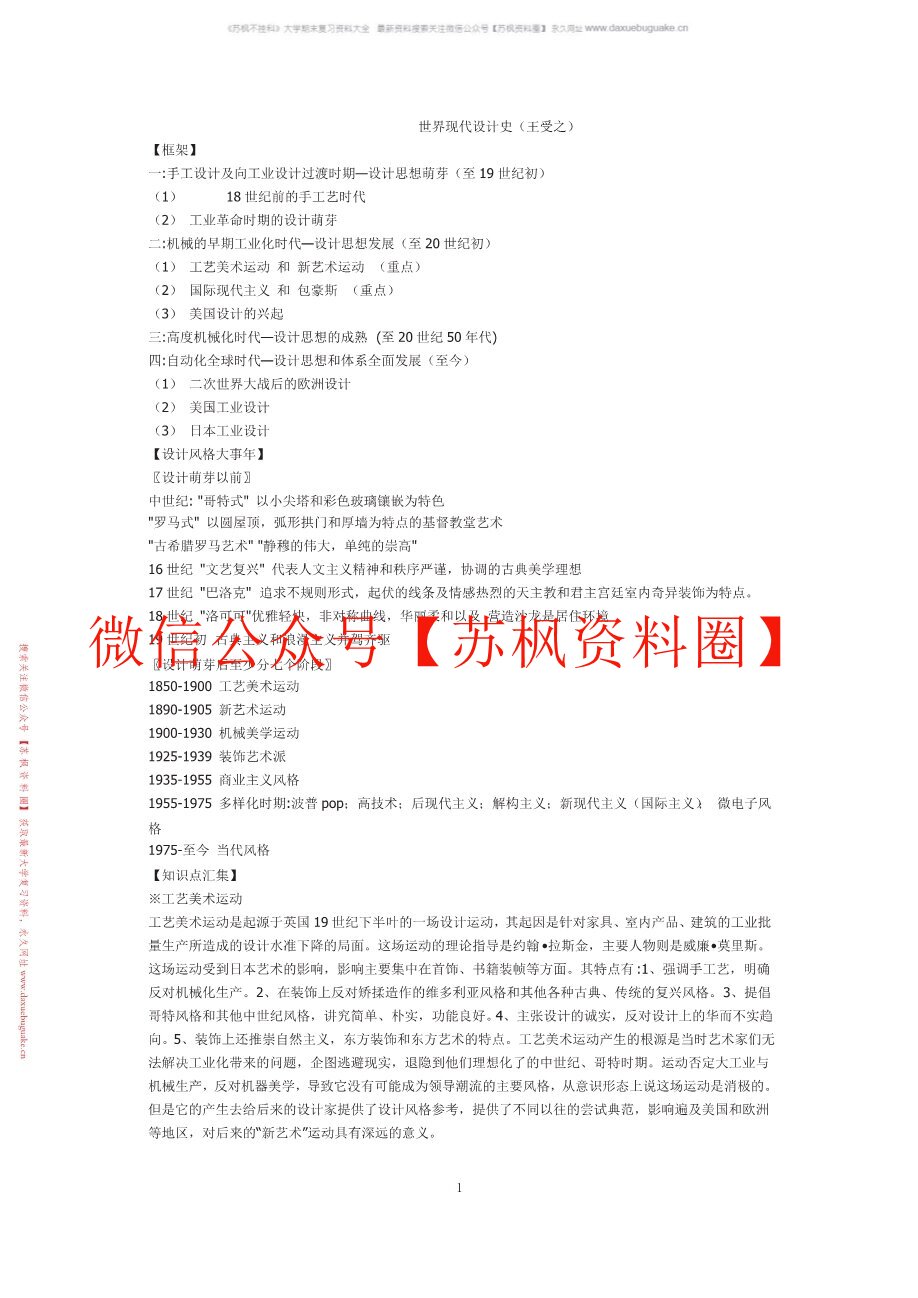 世界现代设计史