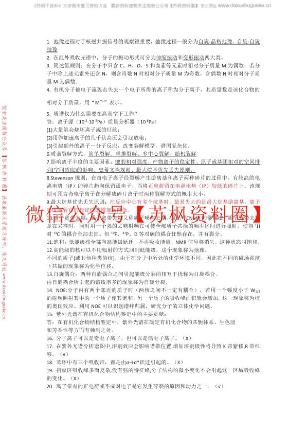 波谱解析