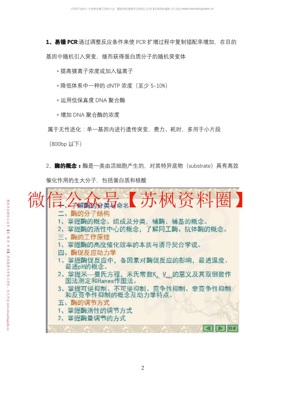 蛋白质与酶工程