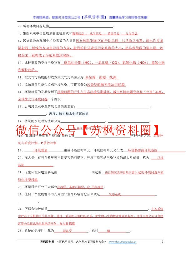 环境学导论