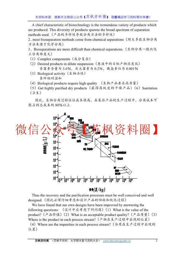 生物分离工程