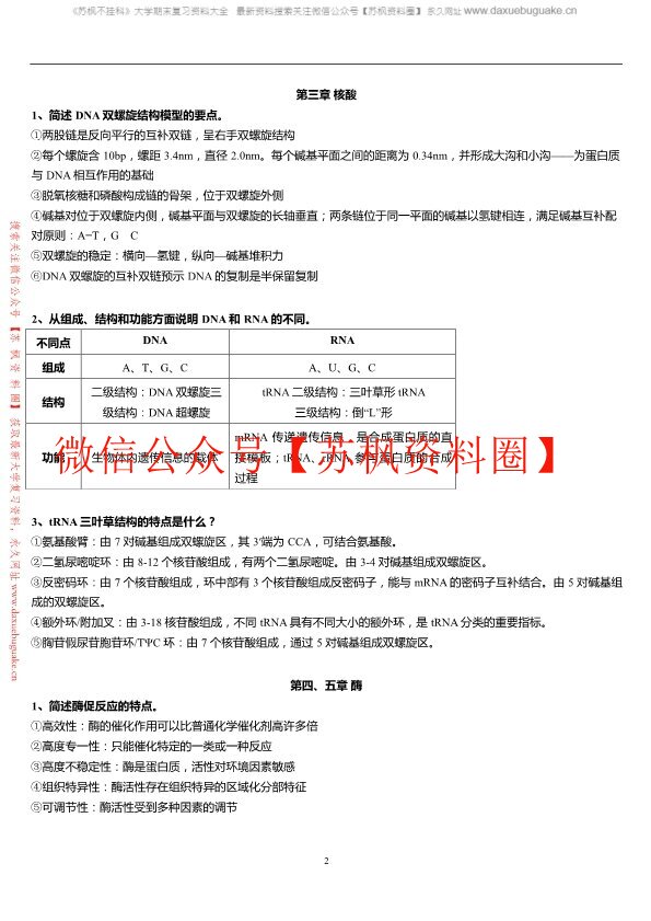 生物化学与分子生物学