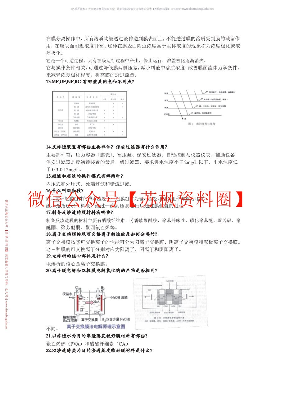 现代分离方法与技术