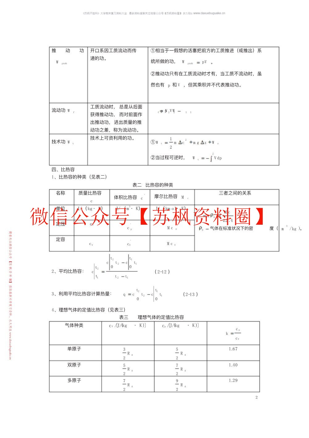 工程热力学