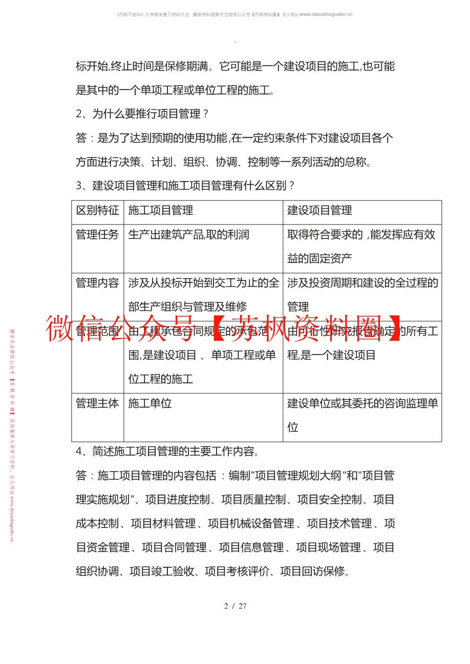 工程招投标与合同管理