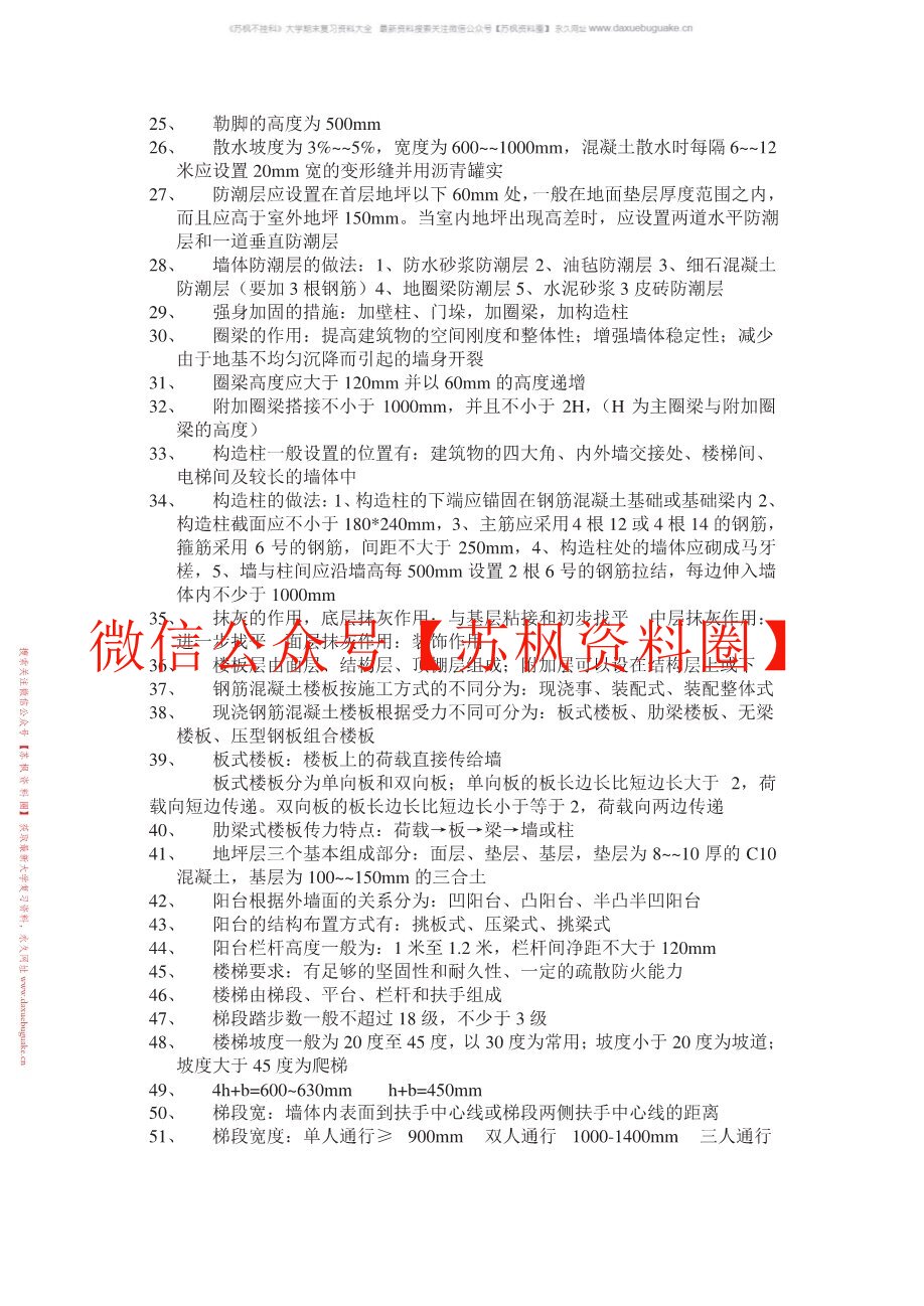 建筑构造