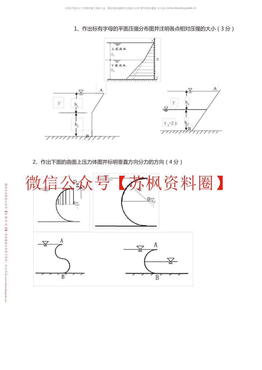 流体力学题库