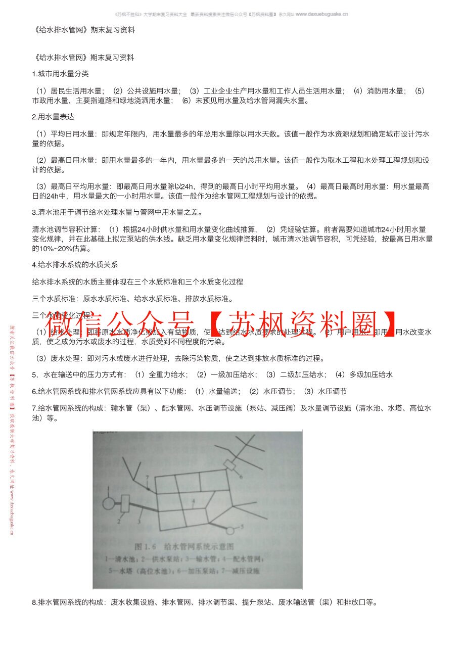 排水管网