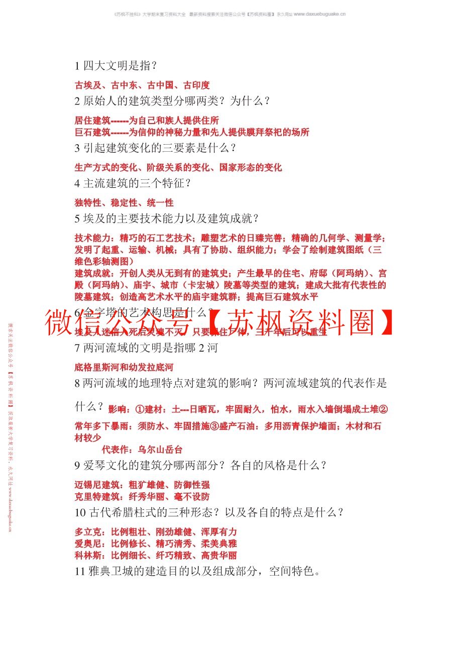 中外建筑史