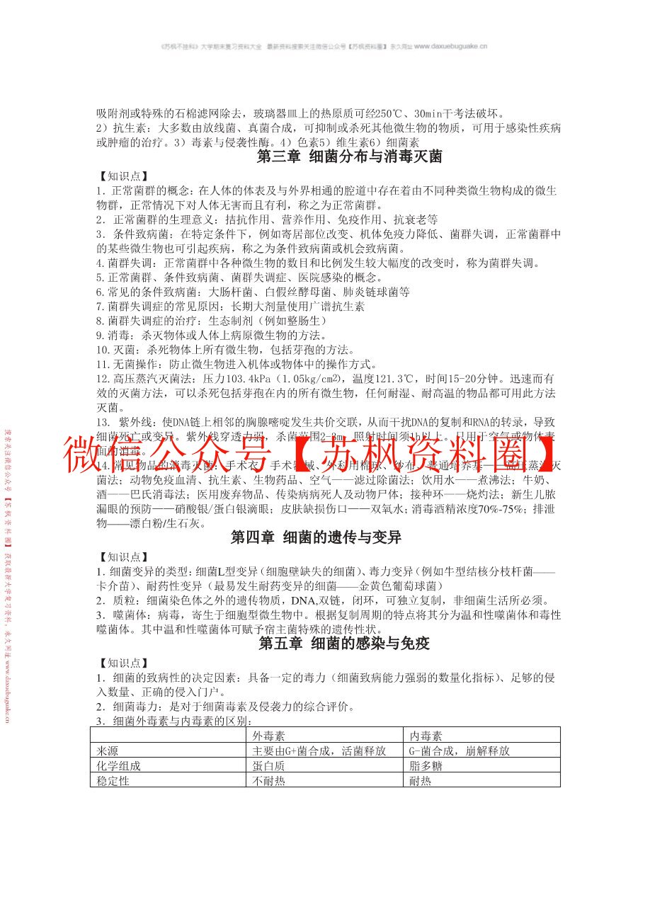 病原生物与免疫学