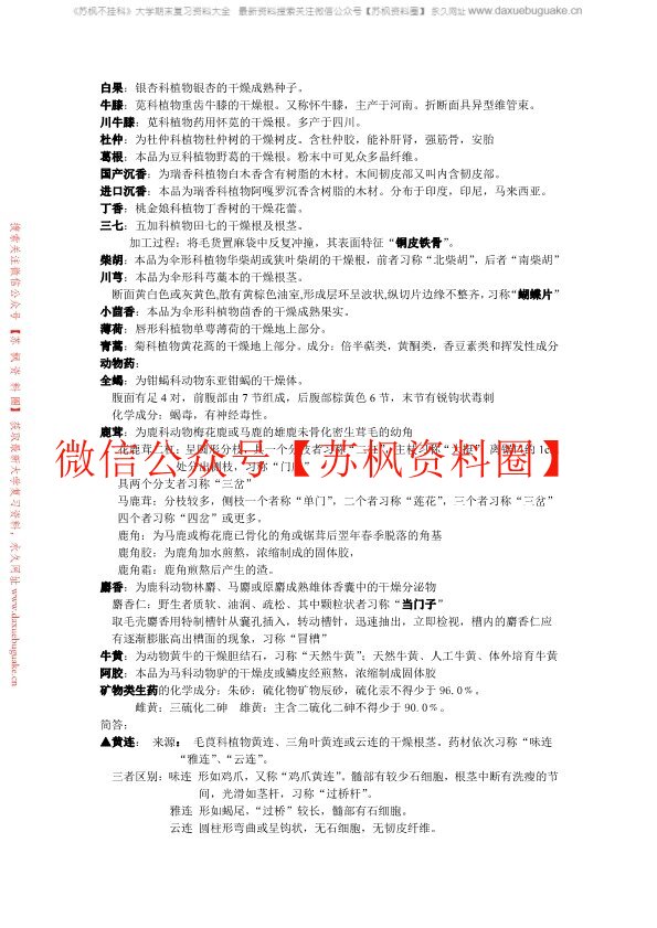 生药学