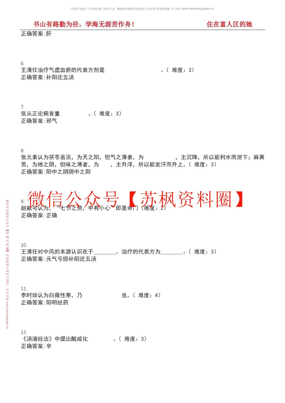 中医各家学说