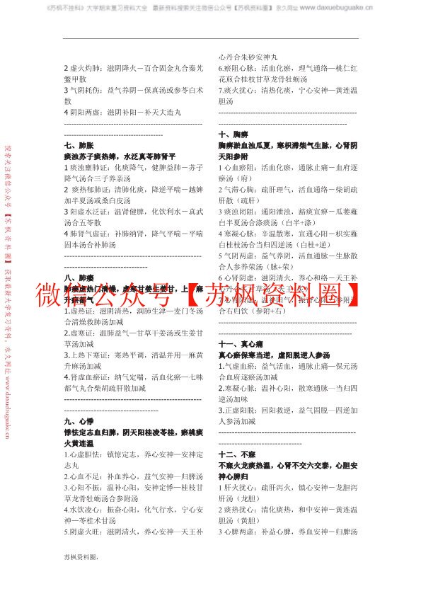 中医内科学