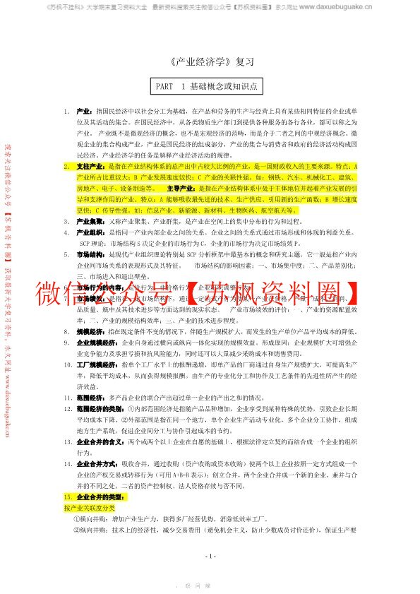 产业经济学