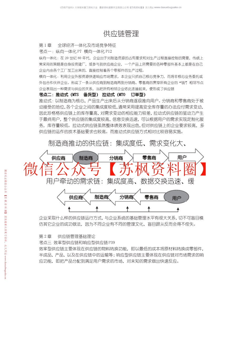 供应链管理