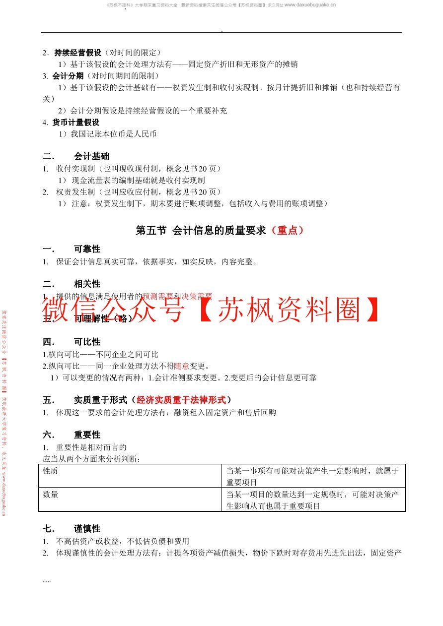 会计学原理