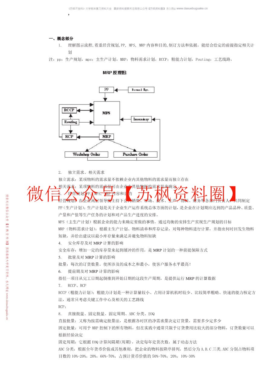 企业资源计划原理与实践